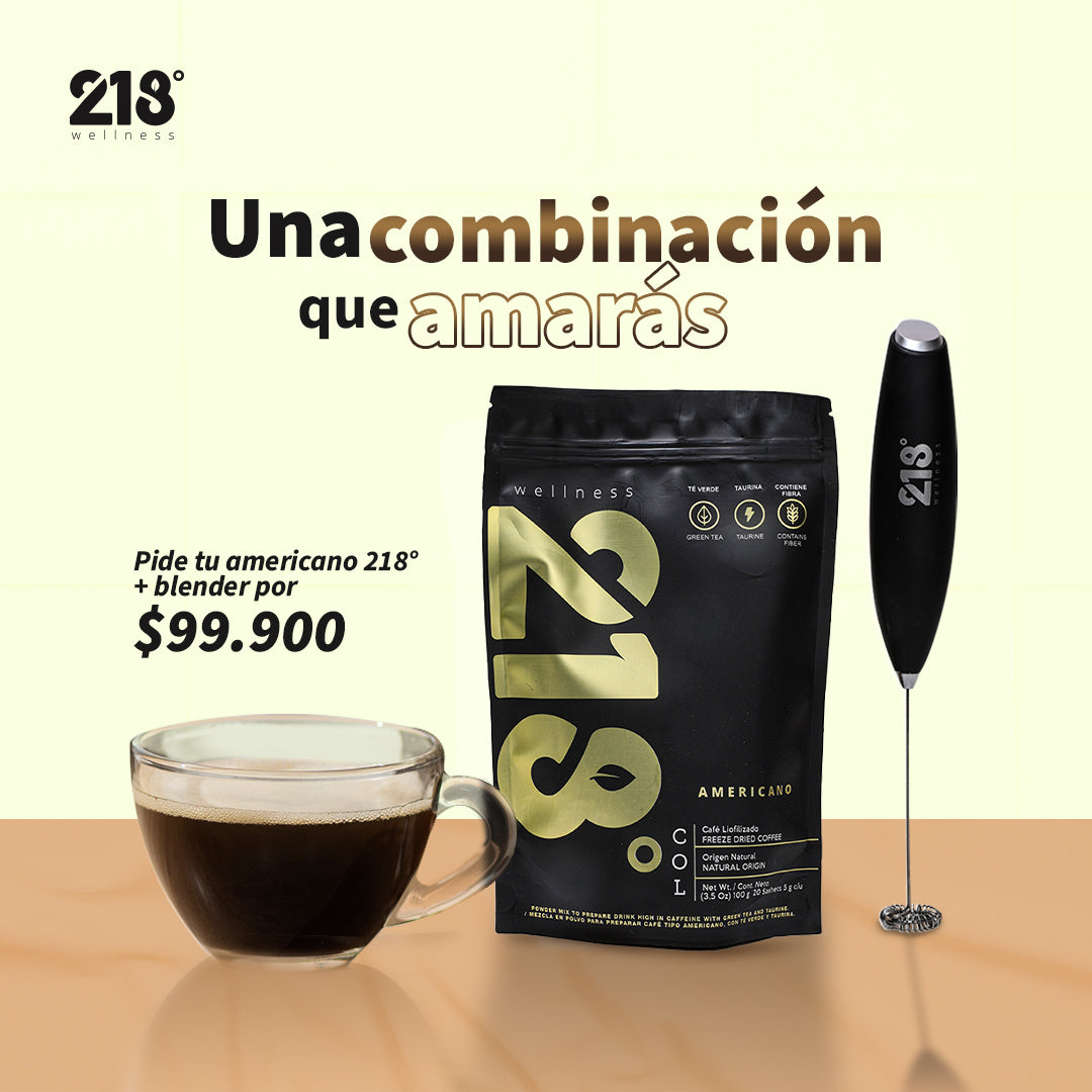 Café Americano + Blender
